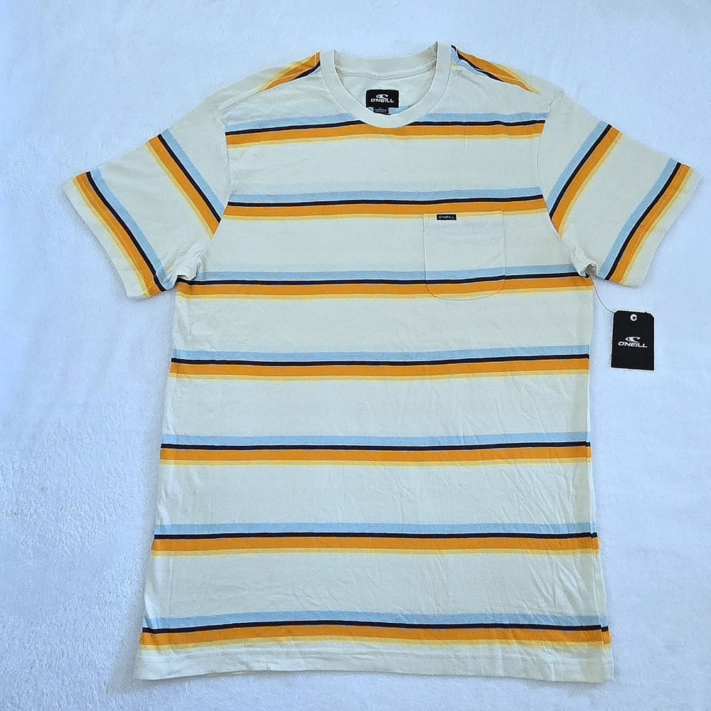 O'Neill Multicolored Striped "Masher" Tee👕 - NWT